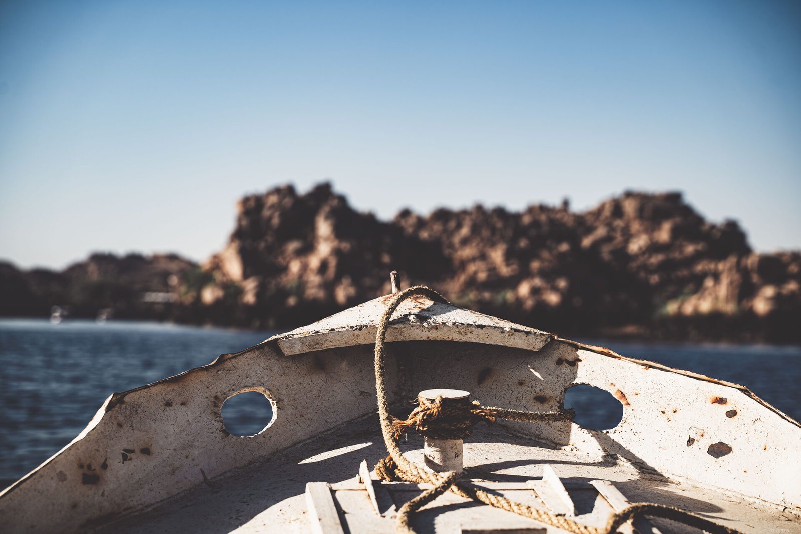Traditional felucca sailboat on the Nile River at sunset, Egypt